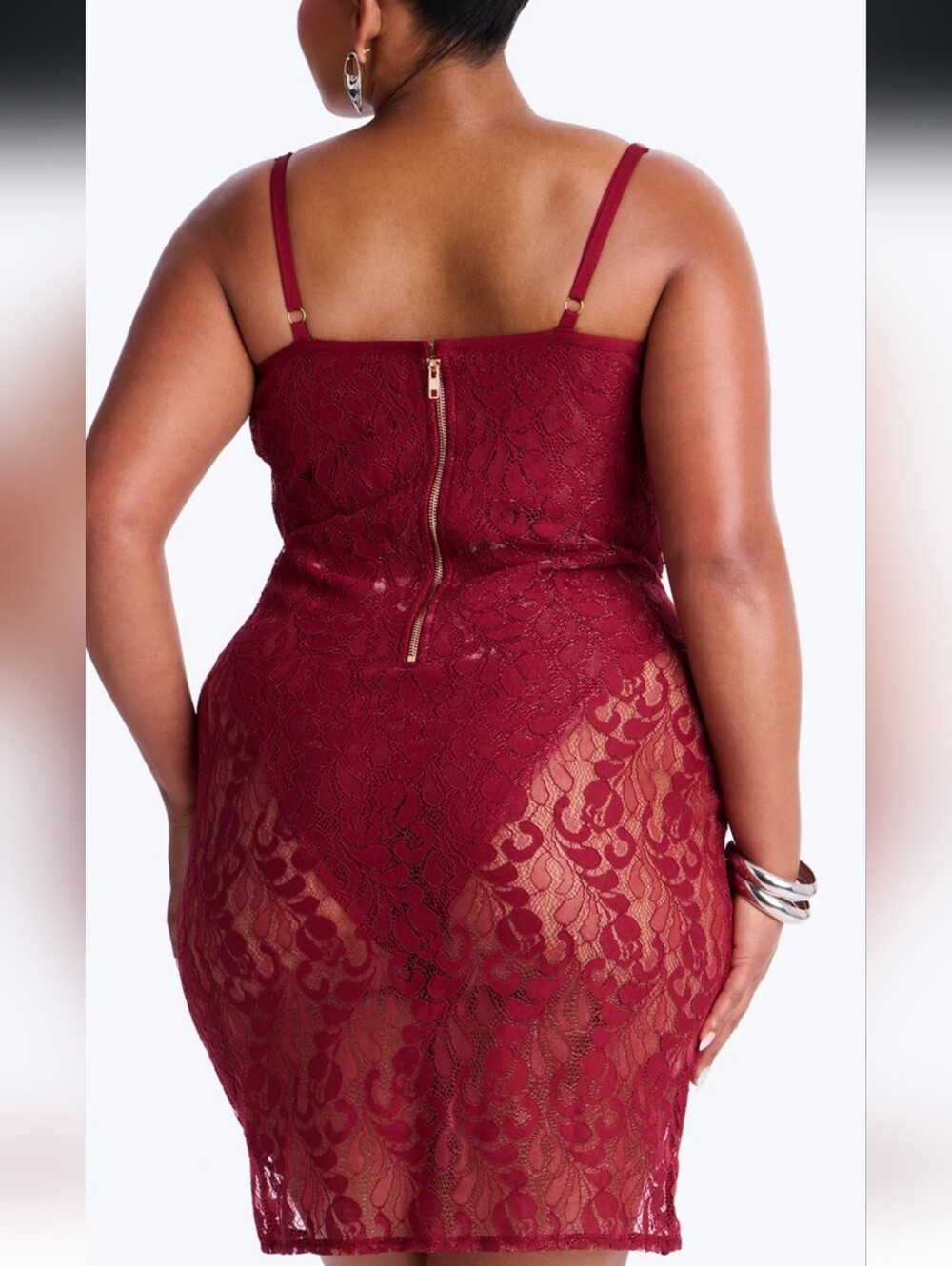 Lace Bustier Bodycon Dress